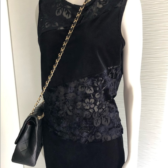 Two piece crushed velvet dress -FWH - Picture 3 of 11